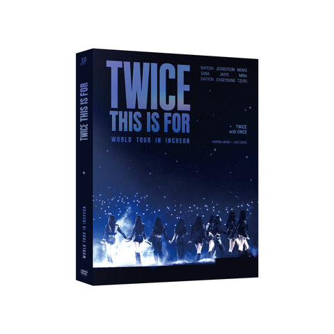 TWICE - TWICE [THIS IS FOR] WORLD TOUR IN INCHEON DVD - Baro7 Best Kpop Store