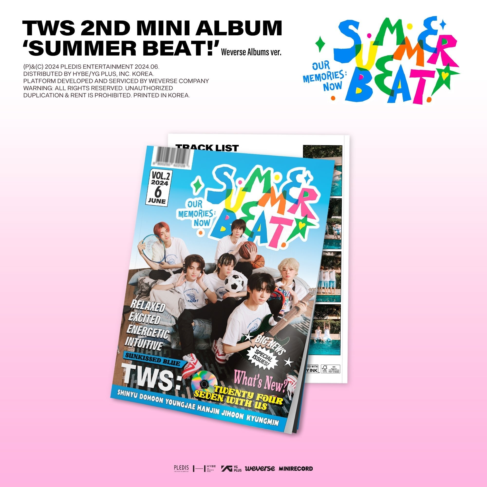 TWS - 2nd Mini Album [SUMMER BEAT!] Weverse Albums ver. - Baro7