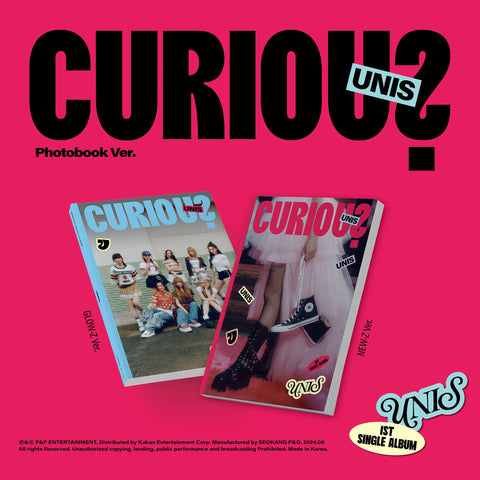 UNIS - 1ST SINGLE ALBUM [CURIOUS] PHOTOBOOK Ver. - KPOPHERO