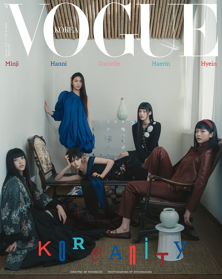 VOGUE - [2025, January] - Cover : MINJI, HANNI, DANIELLE, HAERIN