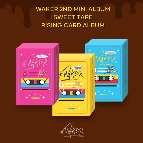 WAKER - 2nd Mini Album [Sweet Tape] RISING CARD ALBUM Ver. - KPOPHERO