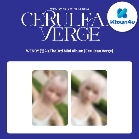 WENDY - 3rd Mini Album [Cerulean Verge] Photobook Ver. / GIFT - Baro7 Best Kpop Store