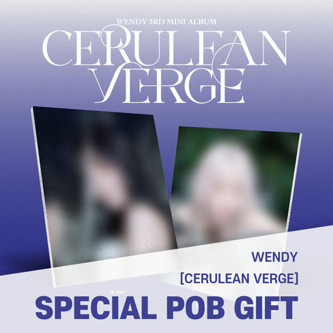 WENDY - 3rd Mini Album [Cerulean Verge] Photobook Ver. / GIFT - Baro7 Best Kpop Store