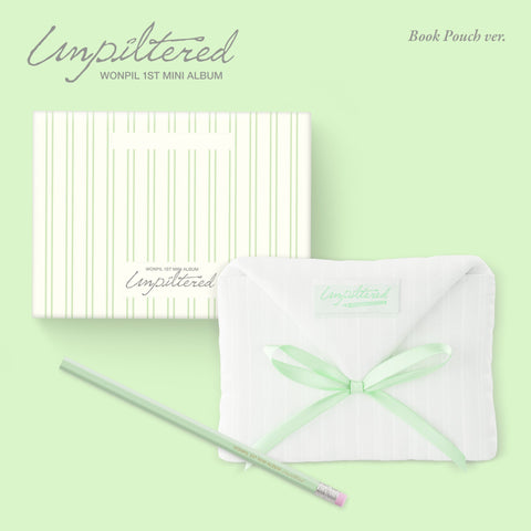 WONPIL - 1st Mini Album [Unpiltered] Book Pouch Ver. / GIFT - Baro7 Best Kpop Store