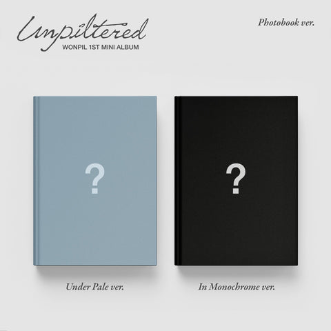 WONPIL - 1st Mini Album [Unpiltered] Photobook Ver. / GIFT - Baro7 Best Kpop Store