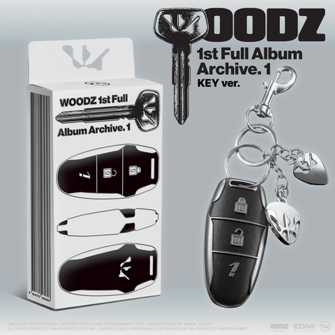 WOODZ - 1st Full Album [Archive. 1] Key Ver. - Baro7 Best Kpop Store