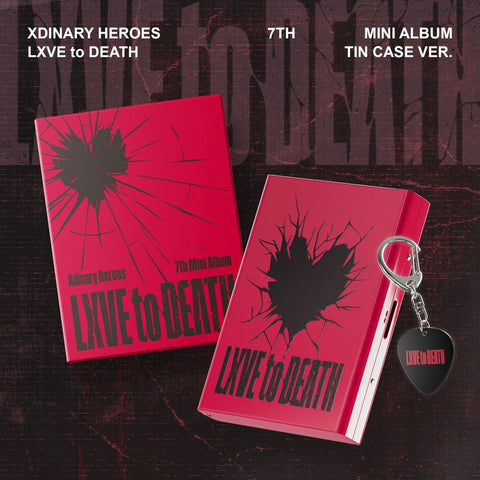 Xdinary - Heroes - 7th Mini Album [LXVE to DEATH] Tin Case Ver. - Baro7 Best Kpop Store