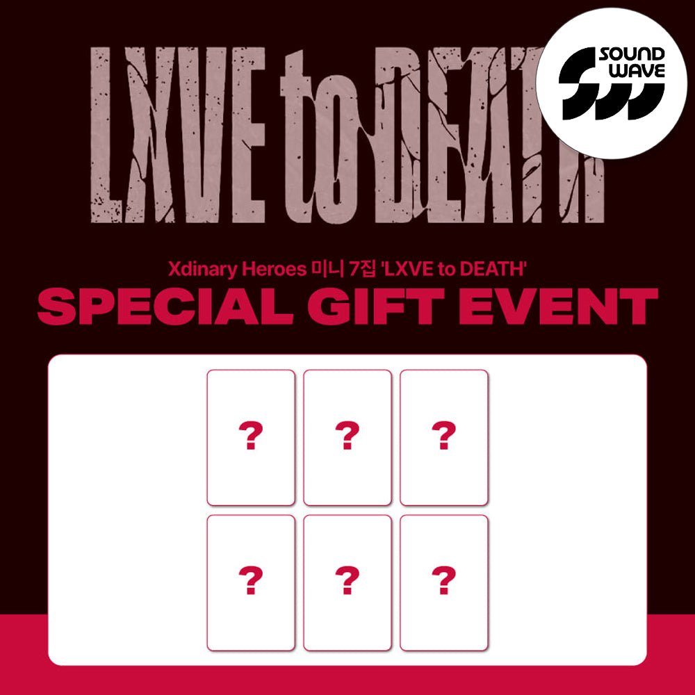 Xdinary Heroes 'LXXE TO DEATH' Official Photocard – Love Sick Ver. Or The End Ver. (Like New)