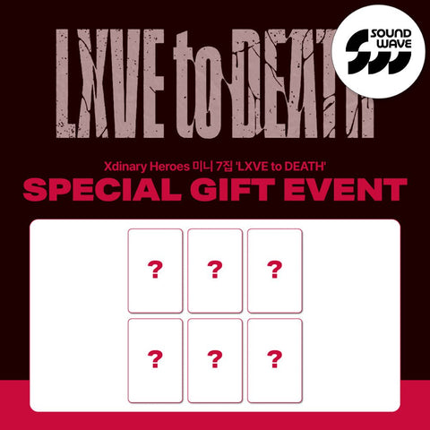 Xdinary - Heroes - 7th Mini Album [LXVE to DEATH] Tin Case Ver. / GIFT - Baro7 Best Kpop Store