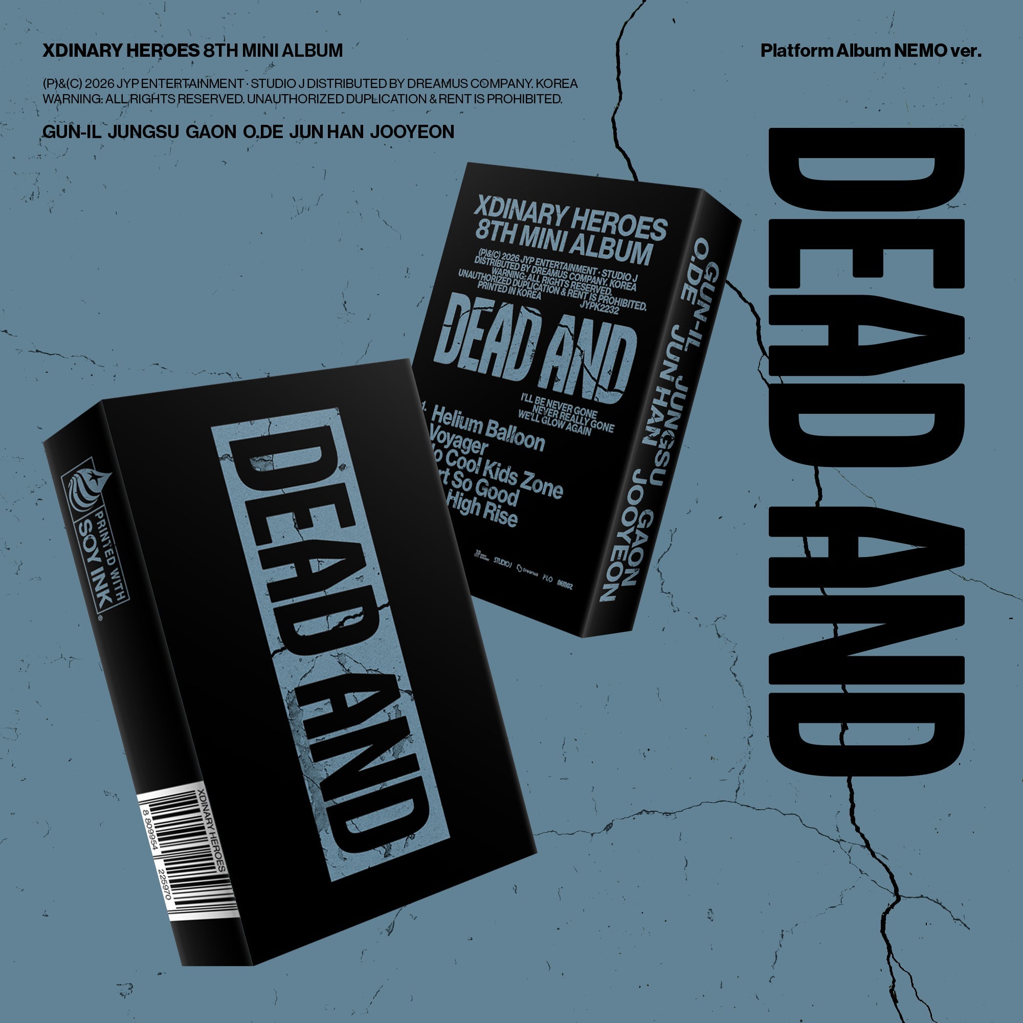 Xdinary Heroes DEAD AND ショーケース 入場特典 엑스디너리 히어로즈 | XDINARY HEROES 8TH MINI ALBUM [ DEAD AND