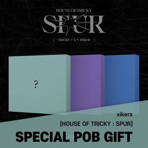 xikers - 5th Mini Album [HOUSE OF TRICKY SPUR] Standard Ver. / GIFT - Baro7 Best Kpop Store