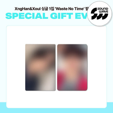 XngHan&Xoul - 1st Single Album [Waste No Time] Photo Book Ver. / GIFT - Baro7 Best Kpop Store
