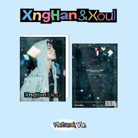 XngHan&Xoul - 1st Single Album [Waste No Time] Photo Book Ver. / GIFT - Baro7 Best Kpop Store