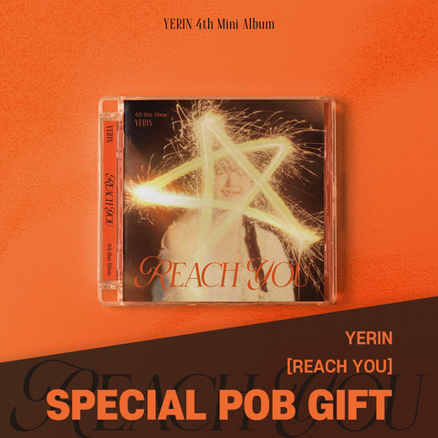 YERIN - 4th Mini Album [REACH YOU] Jewel Case Ver. / GIFT - Baro7 Best Kpop Store