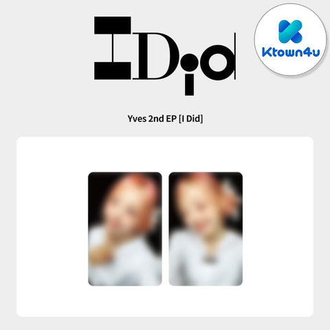 Yves - [I Did] (VER.1, VER.2) / GIFT - Baro7 Best Kpop Store