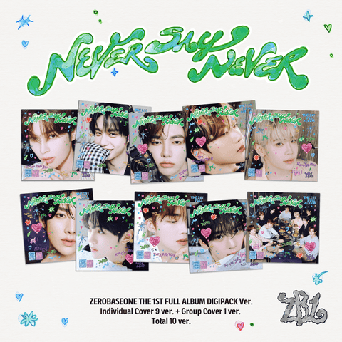 ZEROBASEONE - 1st Full Album [NEVER SAY NEVER] DIGIPACK Ver. / GIFT - Baro7 Best Kpop Store
