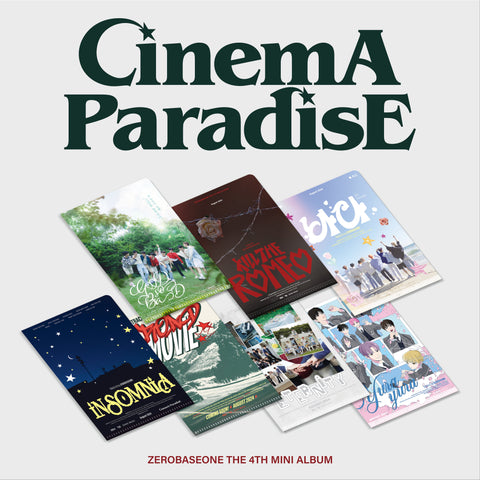 ZEROBASEONE - 4th Mini Album [CINEMA PARADISE] ZEROSE Ver. - Barowave Best Kpop Store