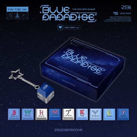 ZEROBASEONE - 5th Mini Album [BLUE PARADISE] Key Cap Ver. - Baro7 Best Kpop Store