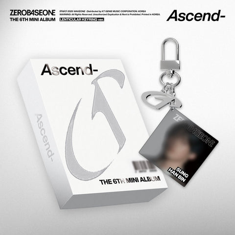 ZEROBASEONE - 6th Mini Album [Ascend - ] LENTICULAR KEYRING Ver. - Baro7 Best Kpop Store