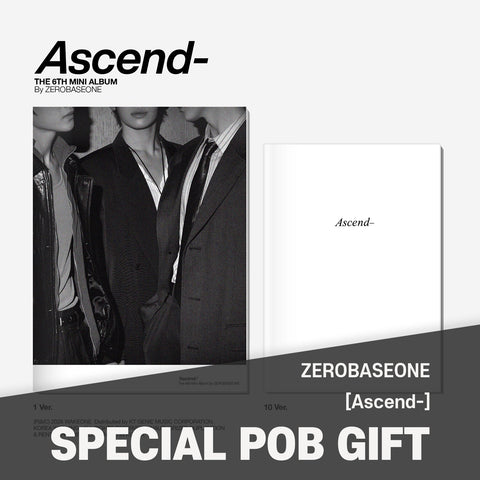 ZEROBASEONE - 6th Mini Album [Ascend - ] Photobook Ver. / GIFT - Baro7 Best Kpop Store