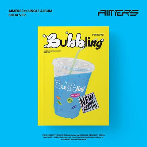 AIMERS - 1ST SINGLE ALBUM [BUBBLING] SODA Ver. - KPOPHERO