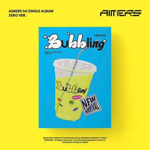 AIMERS - 1ST SINGLE ALBUM [BUBBLING] ZERO Ver. - KPOPHERO