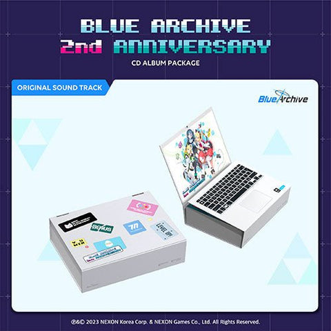 BLUE ARCHIVE - [2ND ANNIVERSARY OST] KIT ALBUM / CD ALBUM - KPOPHERO