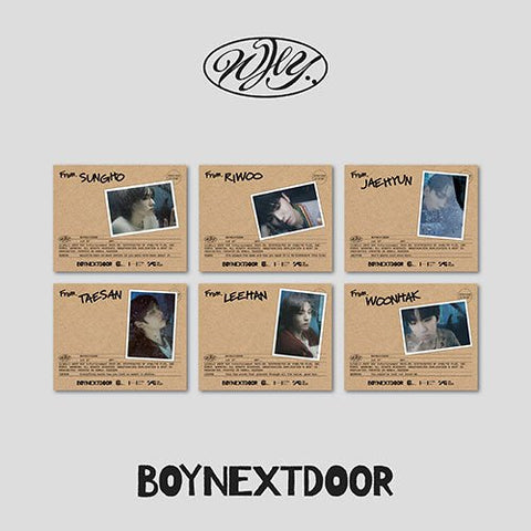 BOYNEXTDOOR - 1ST EP [WHY..] LETTER Ver. - KPOPHERO