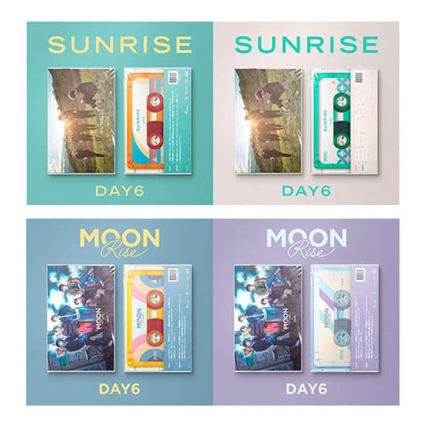 DAY6 - 2ND ALBUM [SUNRISE] / [MOONRISE] CASSETTE TAPE Ver. - KPOPHERO