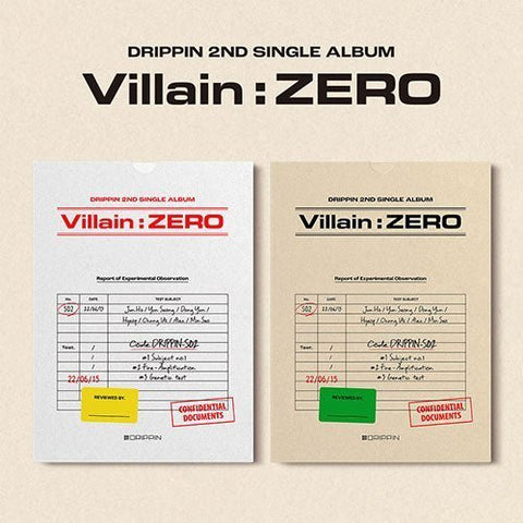 DRIPPIN -  VILLAIN : ZERO [2ND SINGLE ALBUM] - KPOPHERO