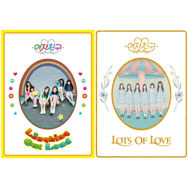 GFRIEND ヨジャチング 「LOTS OF LOVE」 GFRIEND SIGNED 1ST STUDIO ALBUM 'LOL' - LOTS OF LOVE VERSION