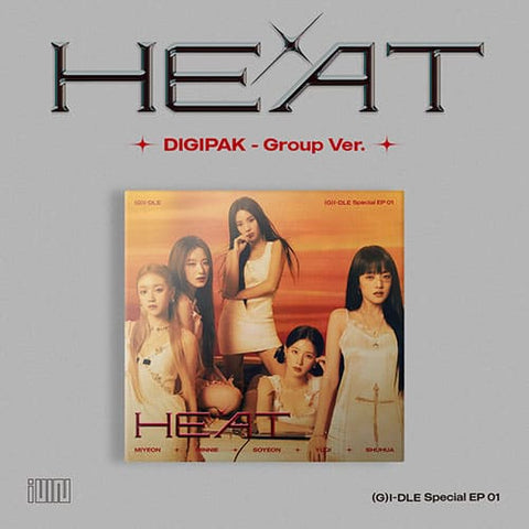 (G)I-DLE - SPECIAL ALBUM [HEAT] DIGIPAK - GROUP Ver. - KPOPHERO