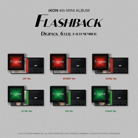 iKON - FLASHBACK [4th MINI ALBUM] DIGIPACK Ver. - KPOPHERO