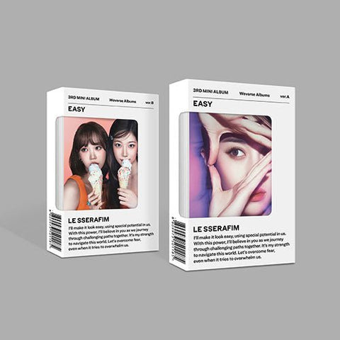 LE SSERAFIM - 3RD MINI ALBUM [EASY] Weverse Albums ver. - KPOPHERO