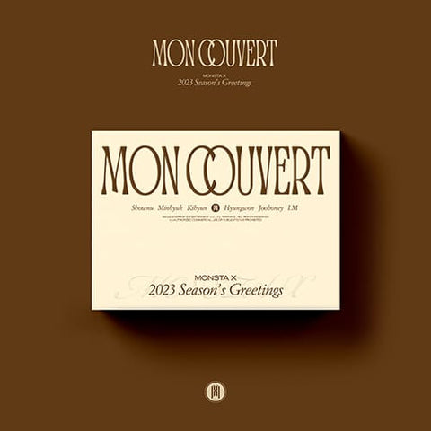 MONSTA X - 2023 SEASON'S GREETINGS : MON COUVERT (DESK CALENDAR Ver.) - KPOPHERO