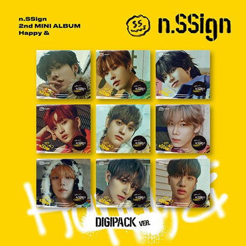 n.SSign- 2ND MINI ALBUM [Happy &] DIGIPACK Ver. - KPOPHERO