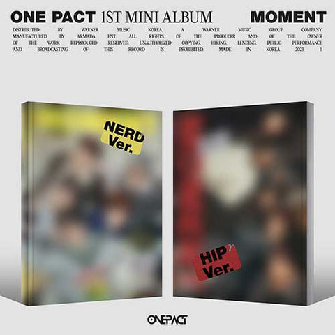 ONE PACT - 1ST MINI ALBUM [MOMENT] - KPOPHERO