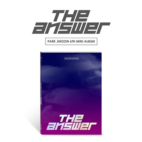 PARK JI HOON - 6TH MINI ALBUM [THE ANSWER] - KPOPHERO