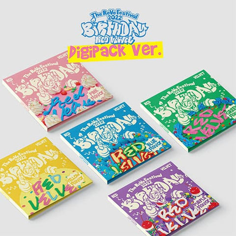 RED VELVET - MINI ALBUM [THE REVE FESTIVAL 2022 - BIRTHDAY] DIGIPACK Ver. - KPOPHERO