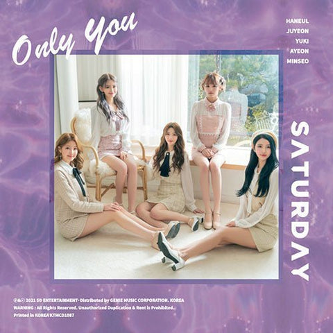 SATURDAY - ONLY YOU [5TH SINGLE ALBUM] - KPOPHERO