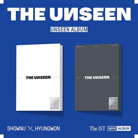 SHOWNU,HYUNGWON - 1ST MINI ALBUM [THE UNSEEN] UNSEEN ALBUM (LIMITED Ver.) - KPOPHERO