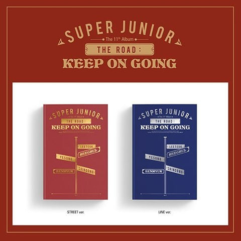 SUPER JUNIOR - THE ROAD : KEEP ON GOING [11th ALBUM] Vol.1 - KPOPHERO