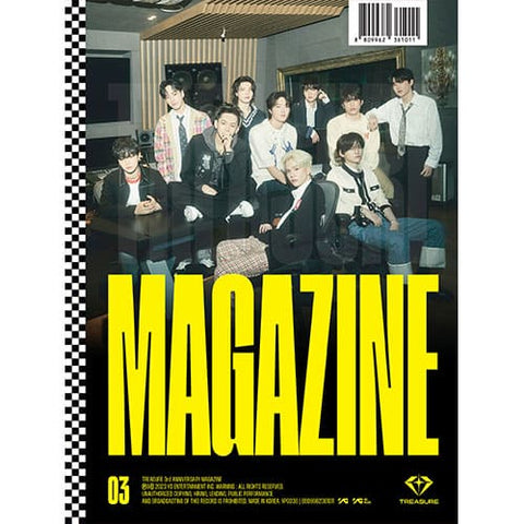 TREASURE - 3RD ANNIVERSARY MAGAZINE - KPOPHERO