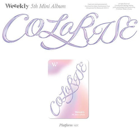 Weeekly - 5TH MINI ALBUM [ColoRise] PLATFORM Ver. - KPOPHERO