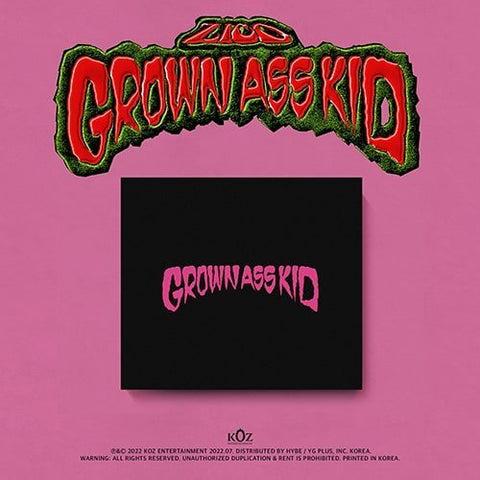 ZICO - GROWN ASS KID [4th MINI ALBUM] - KPOPHERO